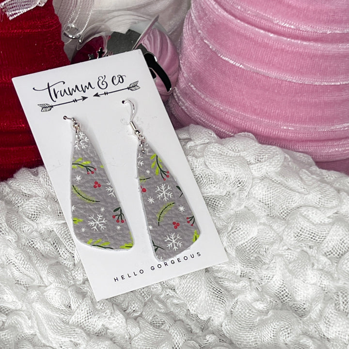 Holiday Angled bar earrings
